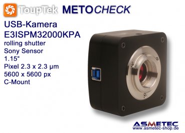 USB-Kamera Touptek E3ISPM-32000KPA, 32 MPix, USB 3.0