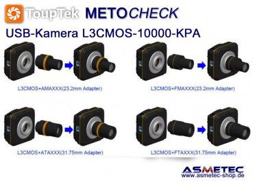 Touptek USB-camera  L3CMOS, 10MPix - www.asmetec-shop.de