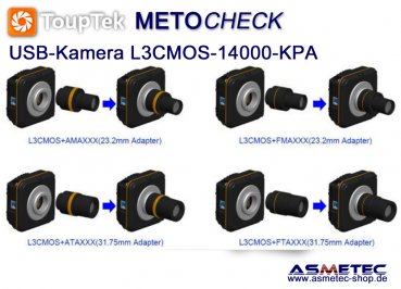Touptek USB-camera  L3CMOS, 14MPix - www.asmetec-shop.de