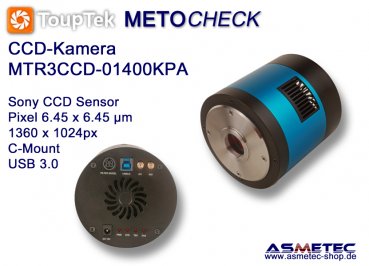 USB-Kamera Touptek MTR3CCD-01400KPA,  2.8 Mp, USB 3.0, CCD-sensor, Teleskopkamera