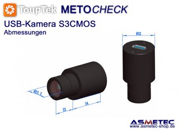 Touptek USB-Kamera  S3CMOS, 5MP