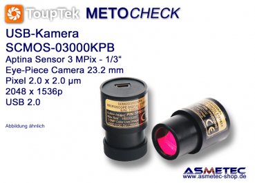 USB-Kamera Touptek SCMOS-03000KPB, 3.0 MPix, USB 2.0