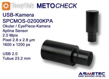 USB-Camera Touptek-SPCMOS-02000KPA,  2.0 MPix, USB 2.0, eyepiece camera