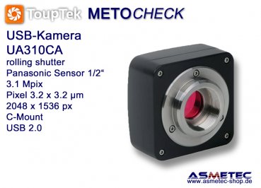 USB-Kamera Touptek UA310CA,  3.1 MPix, USB 2.0