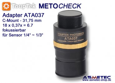 Kamera Adapter ToupTek ATA037 für Teleskope