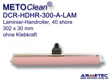 METOCLEAN DCR-Roller HDHR-300-A-Lam, lamination handroller - www.asmetec-shop.de