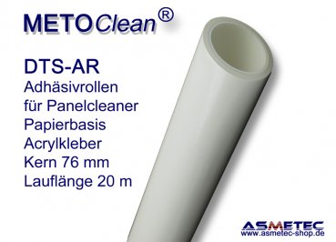 METOCLEAN DTS-AR-0450, Adhäsiv-Rollen, 450 mm breit, 4 Rollen/Box