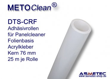 METOCLEAN DTS-CRF-0250, Adhäsiv-Rollen, 250 mm breit, 8 Rollen/Box