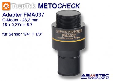 ToupTek FMA037, adapter C-Mount - www.asmetec-shop.de