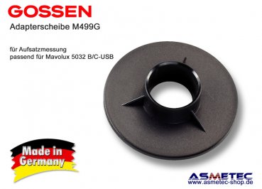 Gossen adapter disc M499G - www.asmetec-shop.de