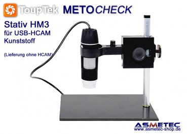 USB-Mikroskop Stativ HM-3, Kunststoff+Aluminium