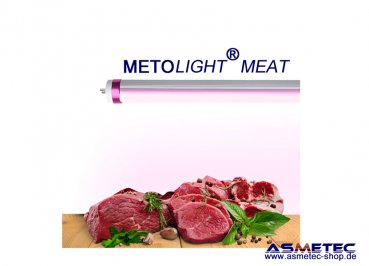 METOLIGHT LED-Tube Meat for pork meat desk - www.asmetec.shop.de