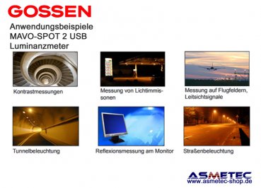 Gossen MAVOspot-2-USB - luxmeter - www.asmetec-shop.de