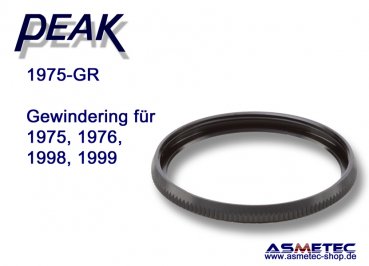 Peak 1975-GR, Alu-Gewindering für Peak-Lupen