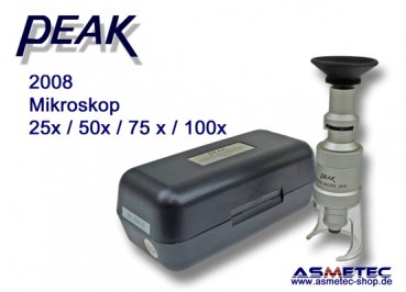 PEAK-2008-25 Mikroskop, 25fach - www.asmetec-shop.de