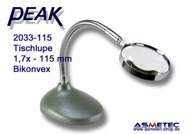 PEAK-2033-115 table loupe 2x www.asmetec-shop.de