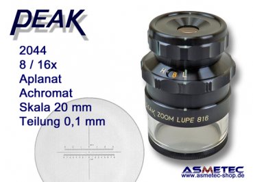 PEAK-Optics Zoom Loupe 2044 (816), 8-16x