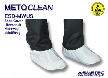 METOCLEAN ESD shoe cover ESD-MWUS, Size S, reusable