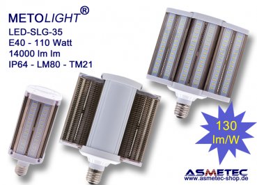 METOLIGHT LED-bulb SLG35-110, 110 Watt - www.asmetec-shop.de