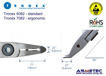 Tronex 5082, tip relief cutter - www.asmetec-shop.de