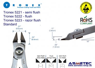 Tronex 5222 - taper head cutter - www.asmetec-shop.de