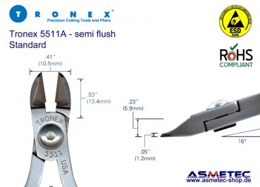 Tronex 5511A - oval head cutter