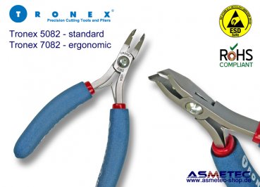 Tronex 7082 - Tip Relief Cutter, 50° angulated, ergonomic - Flush