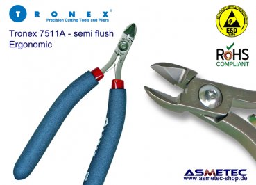 Tronex 7511A - Large Oval Cutter, ergonomic - Semi-Flush