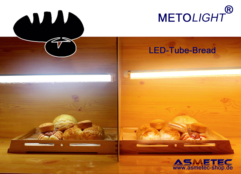 LED-Röhre-150-Bread25WM, 150 cm, für Backwaren, CRI 95 - Asmetec
