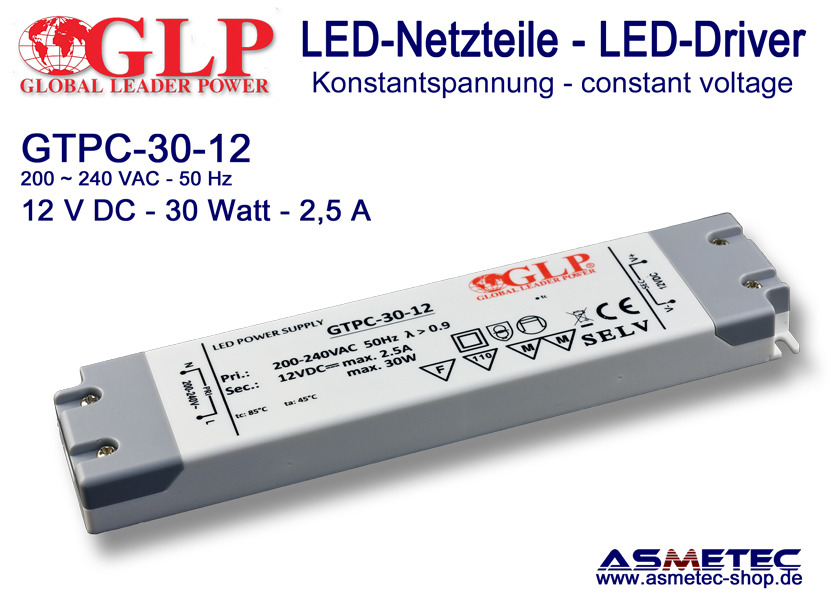 LED Mini Netzgerät IP44, 12V, 4,2W, AC/DC