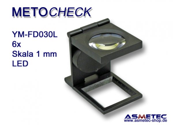 Fadenzaehler FD-30L, 6fach mit LED, www.asmetec-shop.de