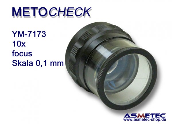 METOCHECK-YM-7173 Messlupe 10x - www.asmetec-shop.de
