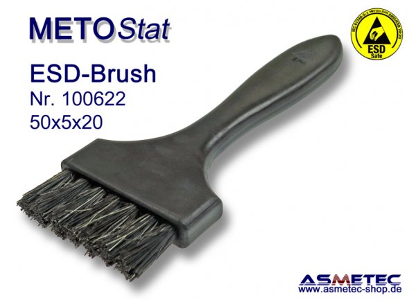 Metostat ESD-Bürste 500520B, antistatisch, leitfähig - www.asmetec-shop.de