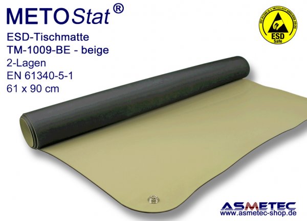 ESD-Table-Mat TM-1009BE beige, 61x90 cm
