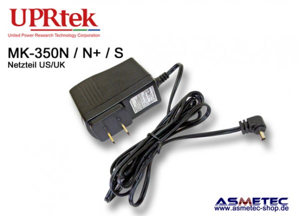 power adapter for UPRTek LED Spectrometer MK-350N / NP / S - www.asmetec-ahop.de