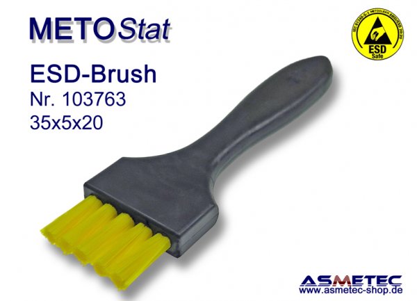 Metostat ESD-Bürste 350520G, antistatisch, leitfähig - www.asmetec-shop.de