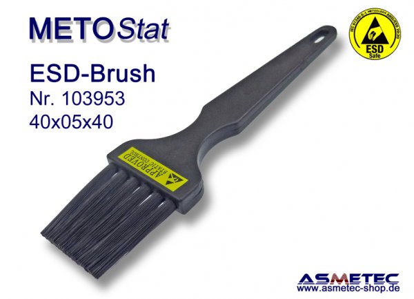 Metostat ESD-Bürste 400540B, antistatisch, leitfähig - www.asmetec-shop.de