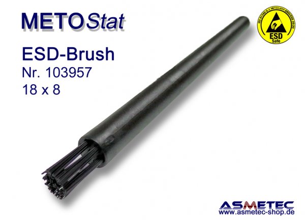 Metostat ESD-Brush 1808B, antistatic, dissipative - www.asmetec-shop.de