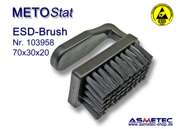 Metostat ESD-Brush 703020B, antistatic, dissipative - www.asmetec-shop.de
