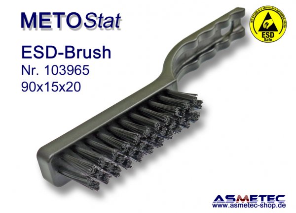 Metostat ESD-Brush 901520B, antistatic, dissipative - www.asmetec-shop.de
