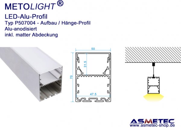 Aluminium-LED-Profile - www.asmetec-shop.de