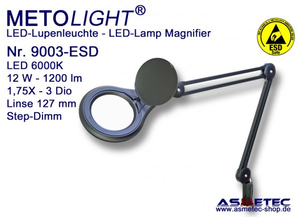 Metolight ESD LED Lupenleuchte 9003
