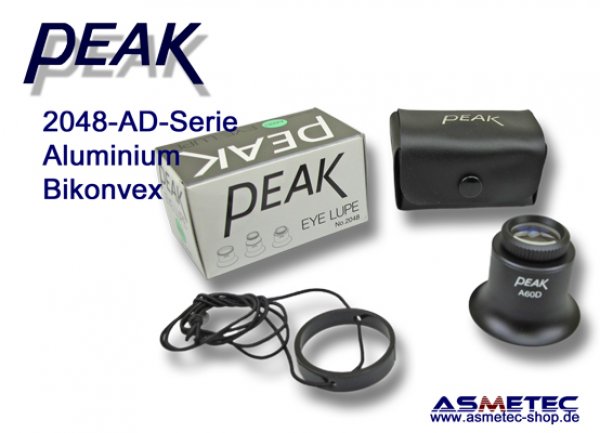 PEAK-2048-A80D Juwelierlupe, 20fach - www.asmetec-shop.de