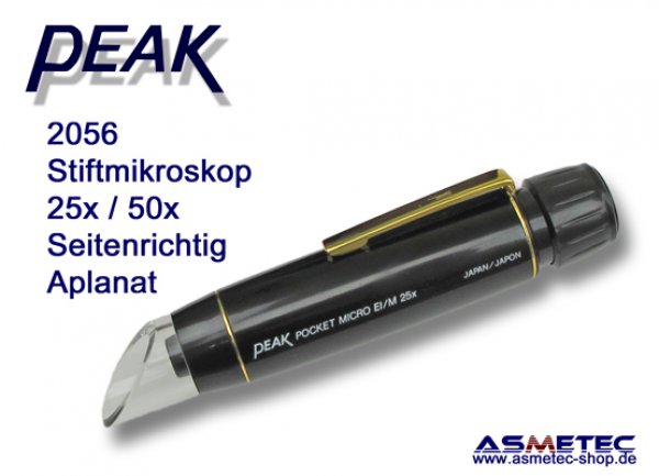 PEAK 2056-50 pen microscope with erected image, 50x - www.asmetec-shop.de