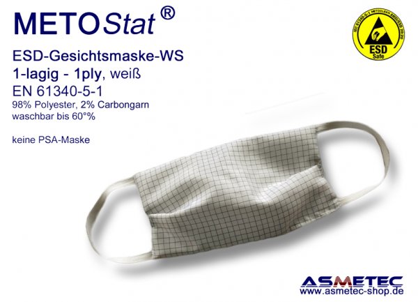 METOSTAT face mask, antistatic