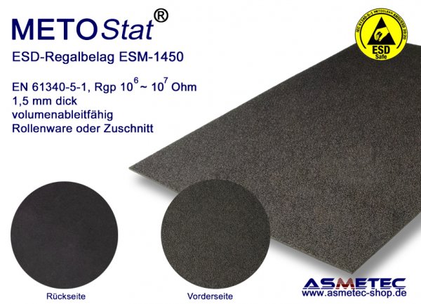 ESD shelf mat ESM 1450-122