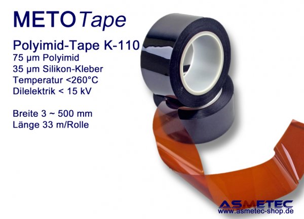 METOTape Hochtemperatur Polyimid-Klebeband