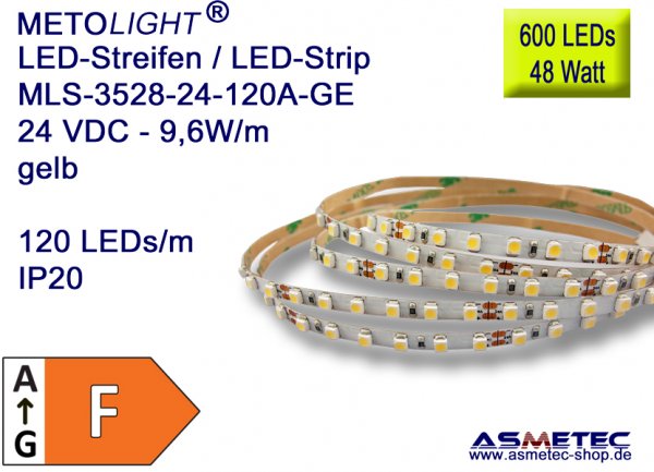 LEDstrip-3528-24VDC-IP20 yellow