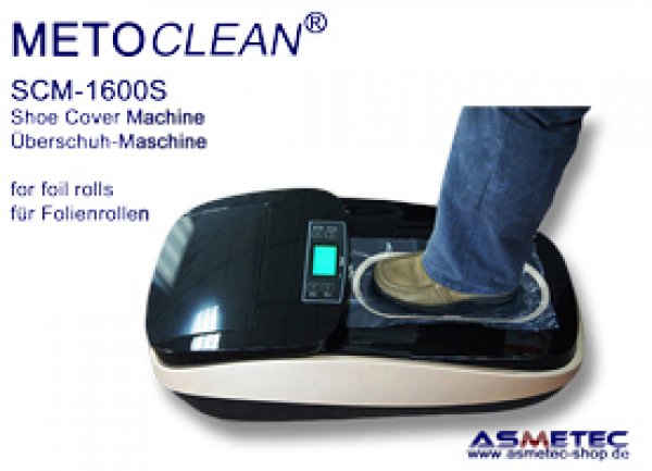 SCM-1600S shoe cover machine - www.asmetec-shop.de