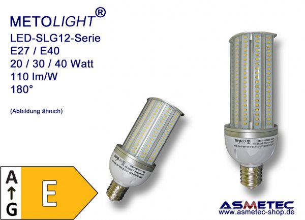 METOLIGHT LED-street bulb SLG12, 40 Watt, IP64 - www.asmetec-shop.de